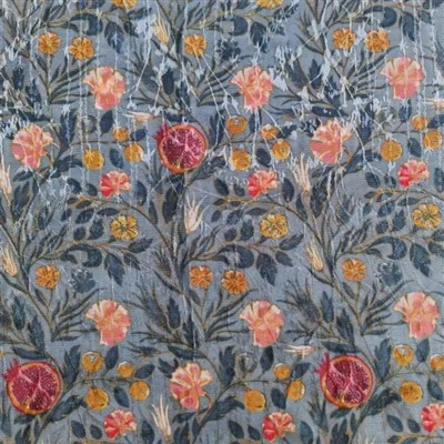Virágos viszkóz nyomtatott szövet